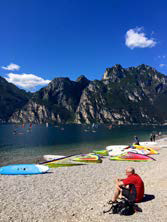 가르다 호수 Torbole 마을