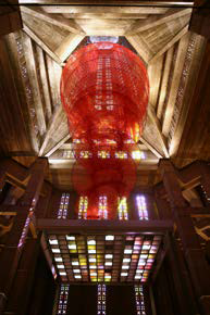 © ChiharuShiota. Photo : B.Huet- TuttiCHIHARU SHIOTA, ÉGLISE ST JOSEPH