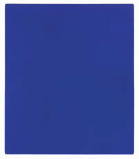Monochrome, Yves Klein, 1928-1962,Untitledblue monochrome, (IKB 79) 1959, © Yves Klein,ADAGP, Paris and DACS, London 2016.