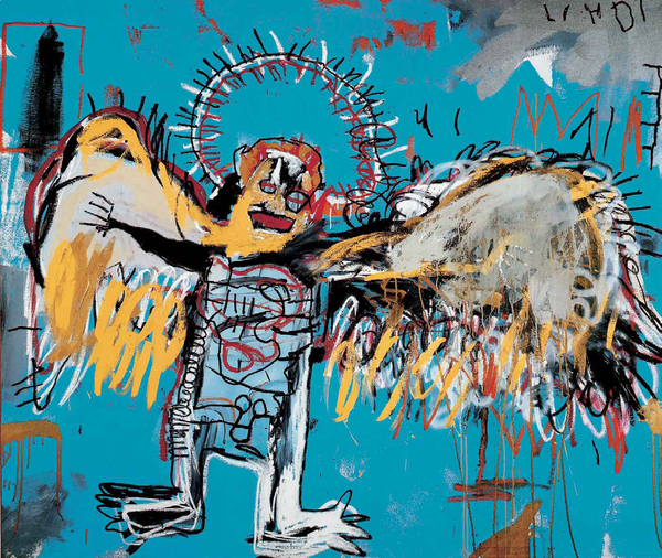 Basquiat, Untitled (Fallen Angel), 1981 Courtesy Tony Shafrazi Gallery