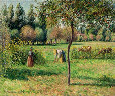 Le Pré à Eragny, 1895 Photo Bill Dewey