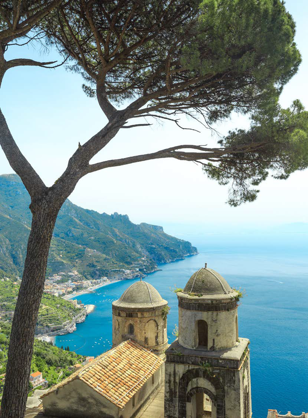 빌라 루폴로에서 내려다 보이는 라벨로를 대표하는 파노라마