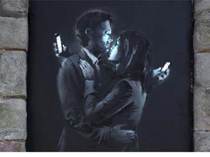 Mobile Lovers, Banksy