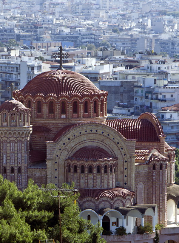 Orthodox church of Saint Pavlo at Thessaloniki city in Greece