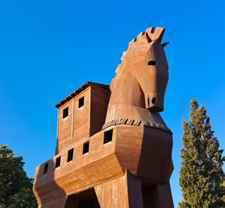 트로이 목마 모형