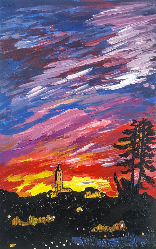 그렇게 끝이 나면, 캔버스에 아크릴, 33cm x 53cm, 10호, 2016