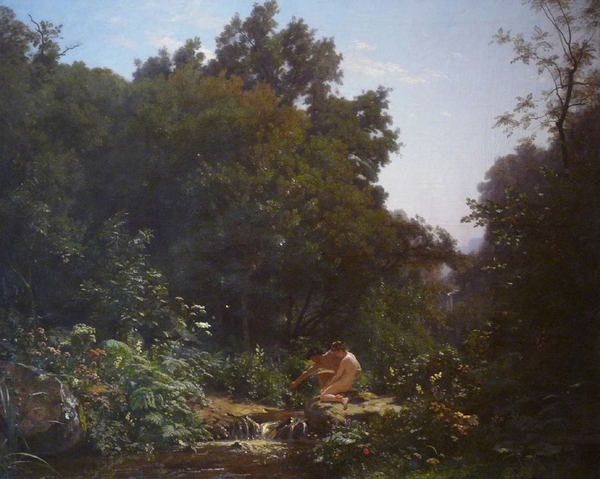Paysage avec Daphnis et Chloé - François Louis Français
