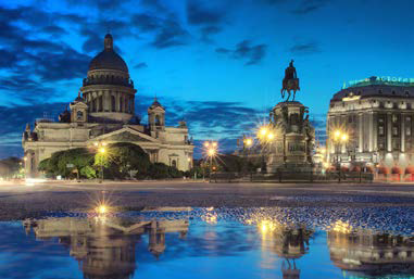 St. Isaac's Cathedral in St. petersburg