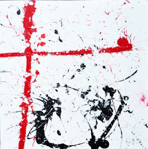 New Yin Yang, Acrylic on canvas, 120×120cm, 2015