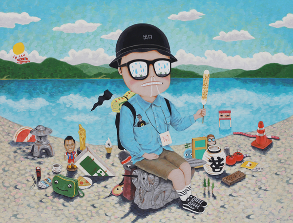 모두다 기억하고 있습니다만, 59x45cm, 한지에 채색, 2015