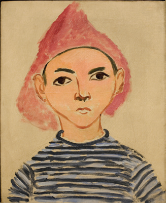 Henri Matisse / Portrait de Pierre / 1909 / Huile sur toile / 40.6 x 33cm / Collection particulière / © Succession H. Matisse / Photo © Ted Dillard Photography