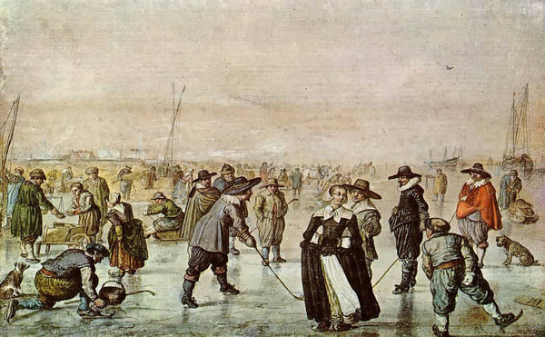 A Scene on the Ice_Hendrick Avercamp(1600년대초반 추정)