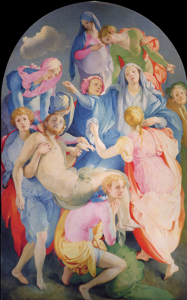 Jacopo Pontormo, Deposition from the Cross, 1526-1528,Santa Felicita Church, Florence, Italy