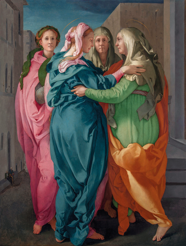 Pontormo-Visitation of Carmignano, 1528located in Carmignano Church, Tuscany, Italy