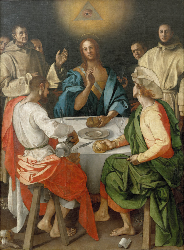 Pontormo, Dinner in Emmaus, 1525, Uffizzi Gallery, Florence, Italy