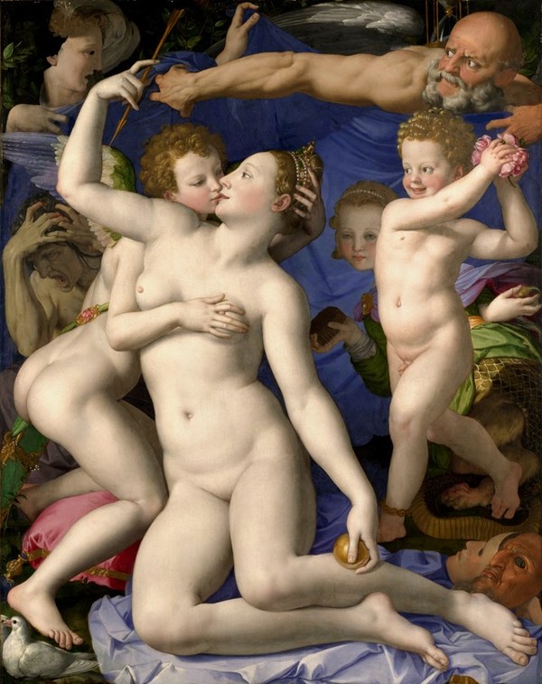 Mannerism- Agnolo Bronzino- Venus, Cupid Folly and Time 1540-1545- National Gallery London
