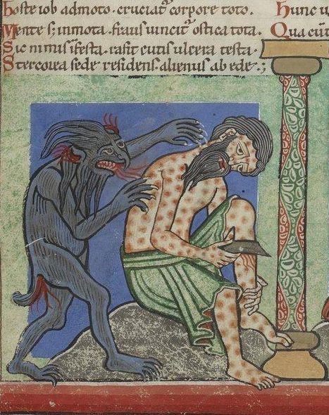 Devil-tormenting-Job-St-Gregory-the-Great-Moralia-in-Job- Manuscript - 1175-1200