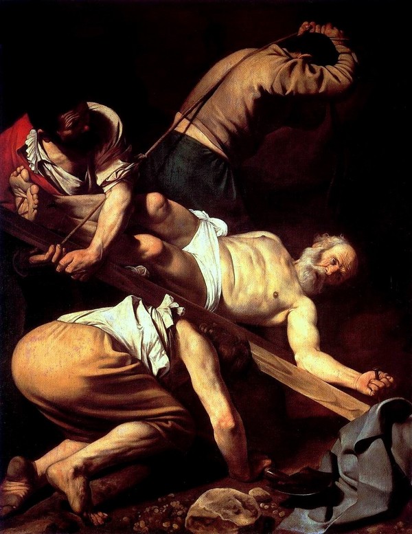 Caravaggio - Martyrdom of st. Peter – 1600 - Basilica di Santa Maria del Popolo- Roma