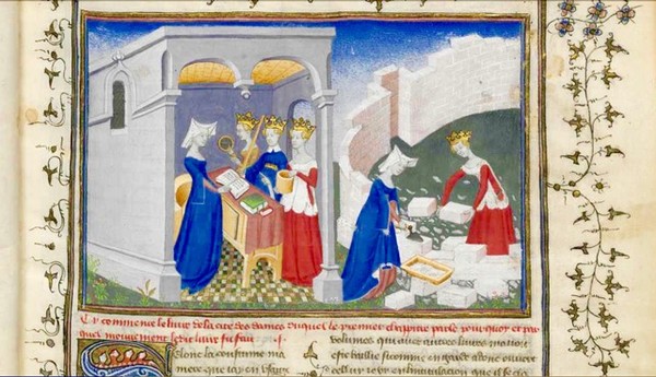 Christine de Pizan Manuscript The Treasure of the City of Ladies 1405