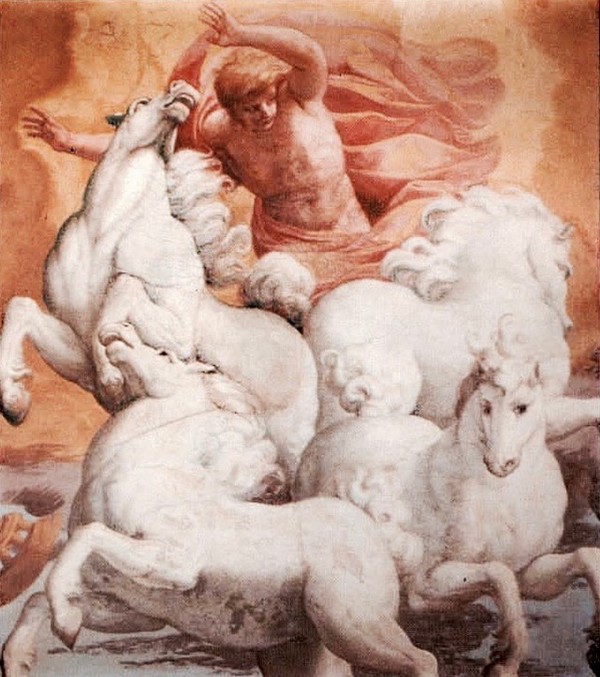 La caduta di Fetonte- 1599- Bologna Palazzo Rossi( ex-Zani)