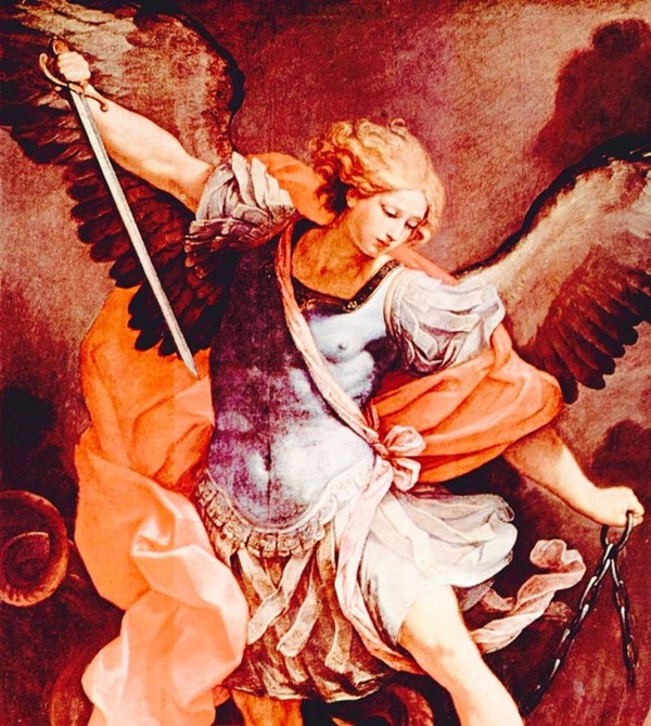 Guido Reni - San Michele arcangelo (1635), Chiesa di Santa Maria Immacolata a via Veneto, Roma