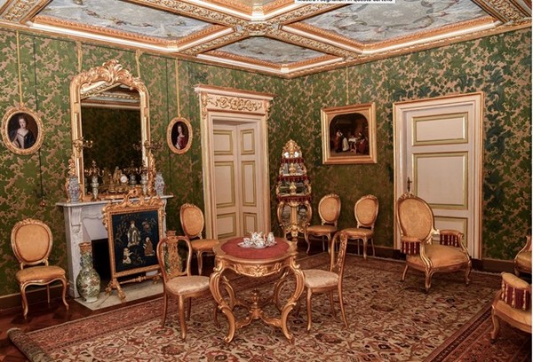 The Palace of Venaria – Room inside – 1658-1679 – Turin Italy