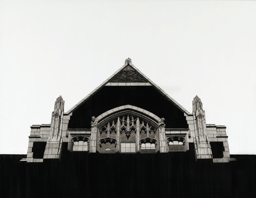 아트빌딩, ArtBuilding(University ofWashington), 2013, 91×116.8cm, 새김,Oil paste, acrylicon canvas