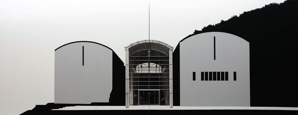 영은미술관, Youngeun Museumof Contemporary Art, 2014, 110×284cm, 새김, Oil paste, acrylicon canvas