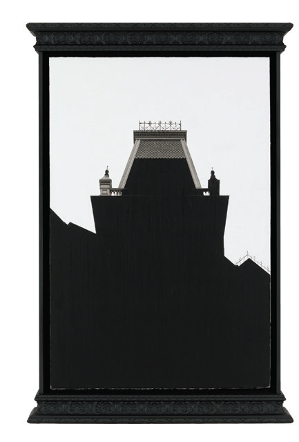 빌딩 901, building 901, 2015, 122×80.5cm, frame size 145.5×96.5×12.5cm, 새김, Oil pastel, acrylic on paper