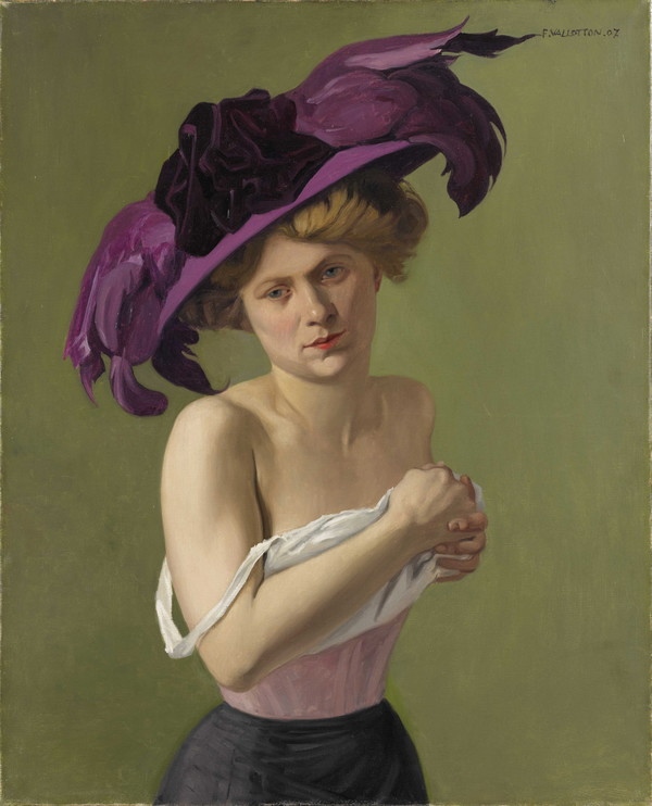 felix_vallotton_le_chapeau_violet