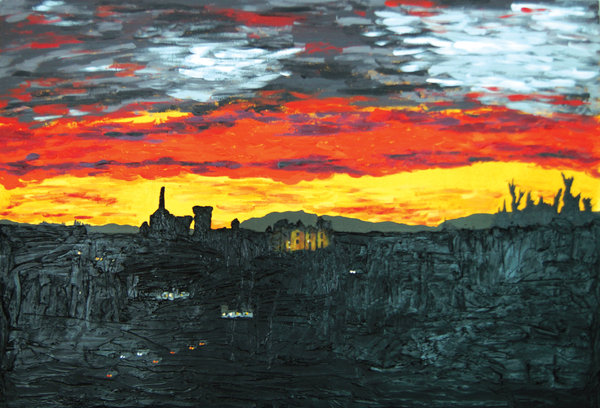 그 해 겨울나무, 캔버스에 아크릴, 19cm × 23cm, 2호, 2015