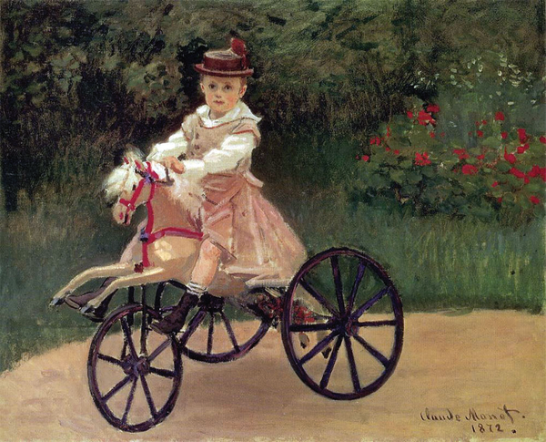 monet-jean-monet-on-his-horse-tricycle