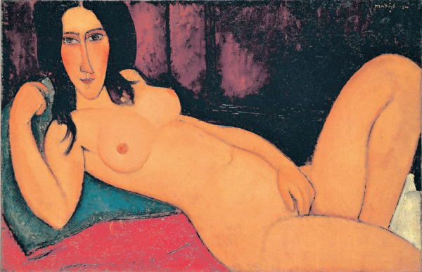 머리를 푼 채 누워있는 여인의 누드 ©Osaka City Museum of Modern Art, Japan