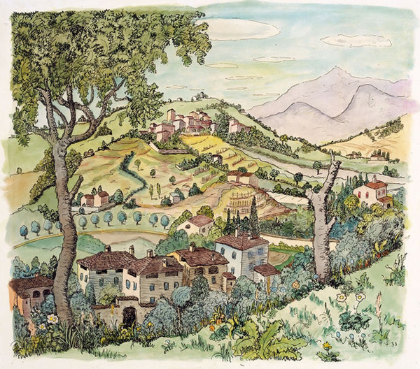 1933 티치노 풍경 Tessiner Landschaft