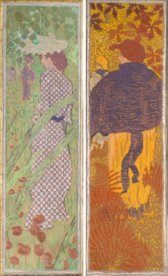 정원의 여인들 1890~1891패널에 템페라 160 × 48 cm© RMN-Grand Palais (Musée d’Orsay)/ Hervé Lewandowski© ADAGP Paris 2015