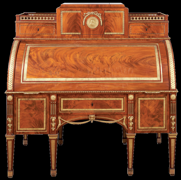 secrétaire à cylindre David roentgen (1743-1807) Versailles, musée national des châteaux de Versailles et de Trianon © Château de Versailles, Dist. RMN-Grand Palais / Daniel Arnaudet