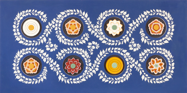 이수예, 정토, 혼합채색, 122×244cm, 2014