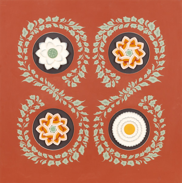 이수예 정토, 혼합채색, 120x120cm,2014