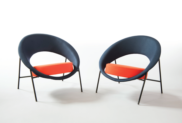 Fauteuil 44 dit « Saturne », Geneviève Dangles & Christian Defrance. Edition Burov - 1957 Courtesy Galerie Pascal Cuisinier