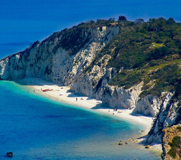 Beach of Elba Island
