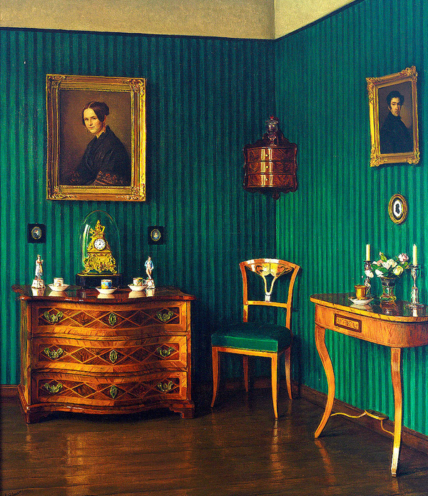 Otto Erdmann, Biedermeiersalon