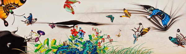나비도, OIL ON CANVAS, 200.5 X 59cm, 2007