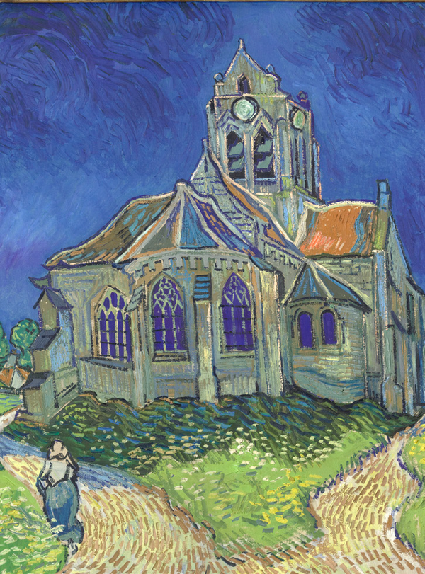 Vincent Van Gogh L’Église d’Auvers-sur-Oise, vue du chevet, juin 1890© Musée d'Orsay, dist. RMN-Grand Palais / Patrice Schmidt
