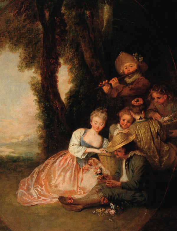 Declaration, Jean-Antoine Watteau, La déclaration attendue, 18e s. © Angers, musée des Beaux-Arts, © Pierre David