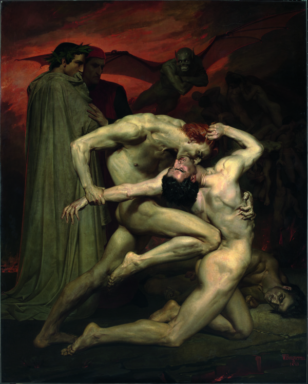 Bouguereau_Dante et Virgile aux Enfers
