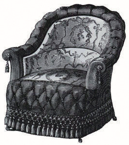 Crapaud Louis Philippe크라포 소파