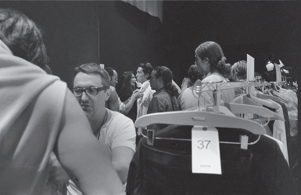 다니엘 헤니와 톰 포드. 구찌남성복, 밀라노 2003