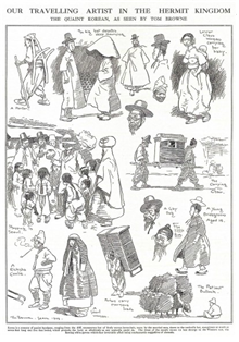 1907 영국기자 톰브라운의 은둔의 왕국 조선의 풍경