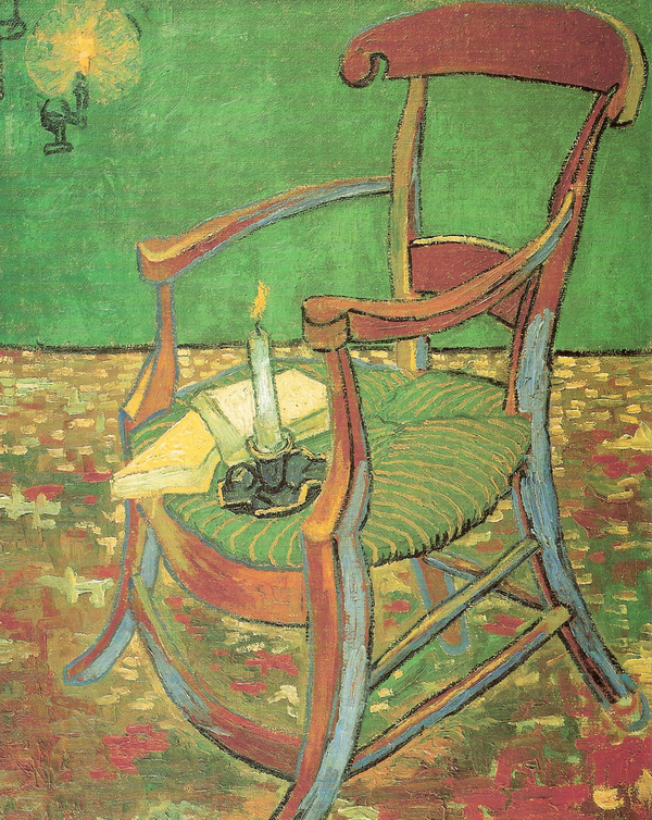 반 고흐, 고갱의 의자, 1888, 캔버스에 유채, 90.5x72.5cm, 암스테르담 반 고흐 미술관