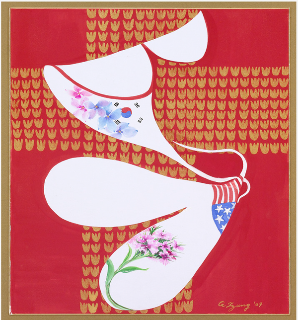 사랑과 평화38×45.5cm Mixed media on Canvas 2009